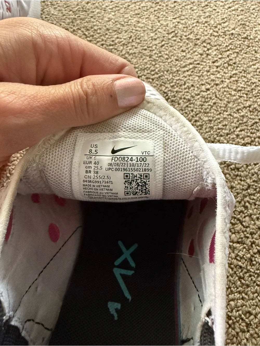 W Air Max 270 - Fuchsia Dream Crimson White